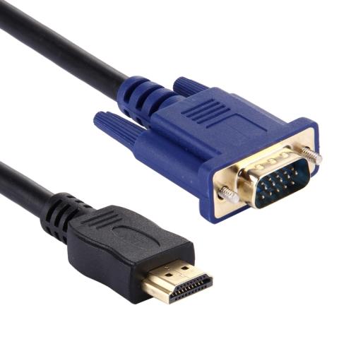HDMI uros - VGA uros kaapeli