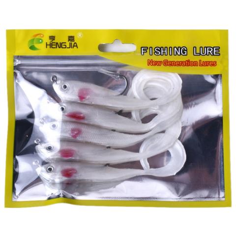 5kpl 11cm/16g Luya Sea Bass-syöttejä koukulla