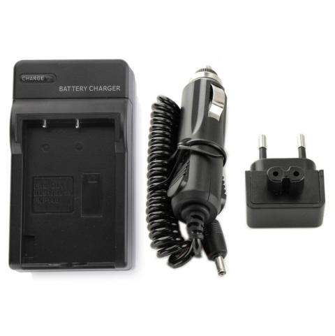 Laturi ja autolaturi OLYMPUS BLS-1 / BLS-5 malliin(musta)