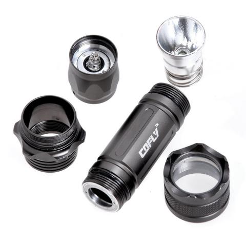 Cree XR-E T6 5-Mode LED taskulamppu, 4000LM