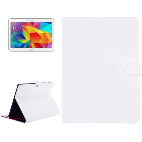 Horizontal Flip Leather Case with Holder for Samsung Galaxy Tab 4 10.1 / SM-T530 (White)