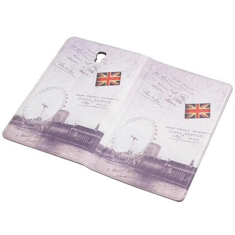 Samsung Galaxy Tab S (SM-T700) 8.4- London Eye-kuvioinen nahkainen suojakotelo