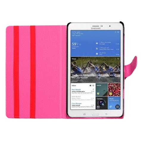 Samsung Galaxy Tab S (SM-T700) 8.4- Hunajakennorakenne nahkainen suojakotelo (Magenta)