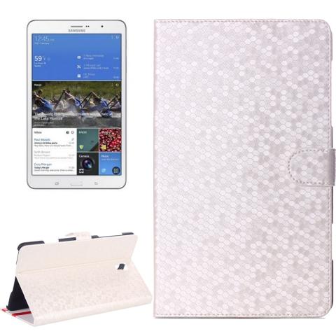 Samsung Galaxy Tab S (SM-T700) 8.4- Hunajakennorakenne nahkainen suojakotelo (valkoinen)