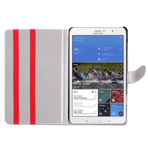 Samsung Galaxy Tab S (SM-T700) 8.4- Hunajakennorakenne nahkainen suojakotelo (valkoinen)