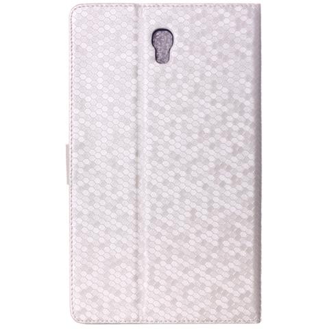 Samsung Galaxy Tab S (SM-T700) 8.4- Hunajakennorakenne nahkainen suojakotelo (valkoinen)