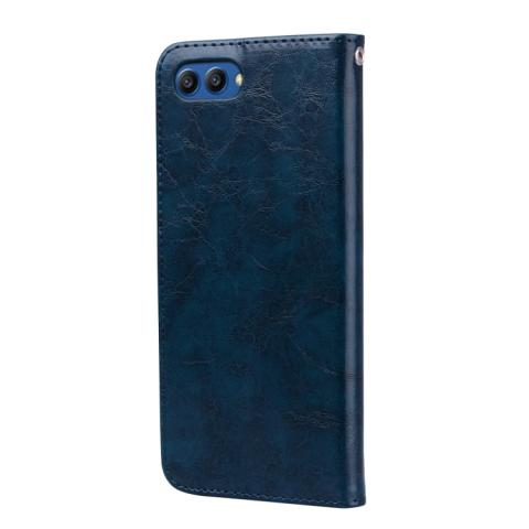 Huawei Honor 10 suojakotelo pidikkeellä ja lompakolla (Sininen)