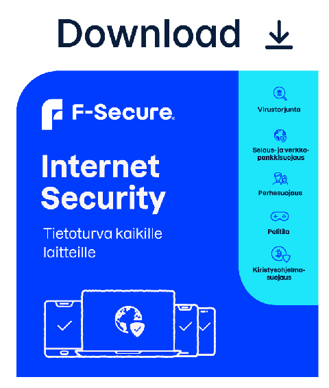 F-Secure Internet Security - 3 laitetta 2 vuotta