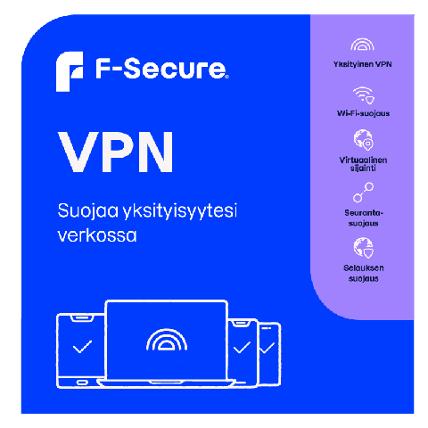 F-secure vpn 1 laite / 1 vuosi