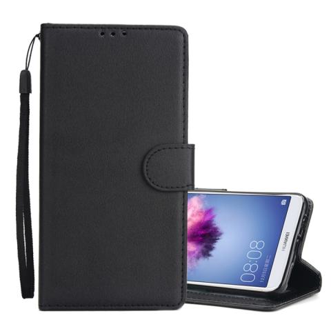 Huawei P Smart nahkainen suojakotelo (musta)
