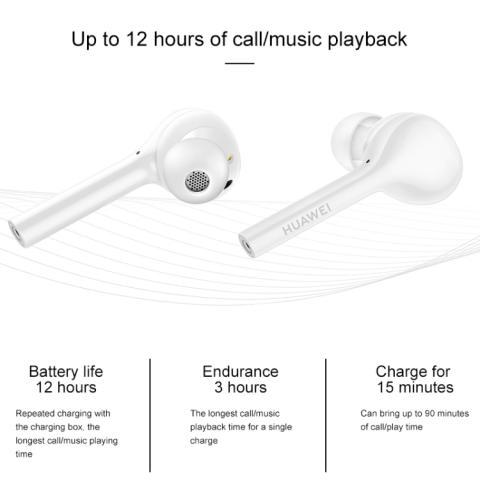 Huawei FreeBuds 3i Bluetooth kuulokkeet (Musta)