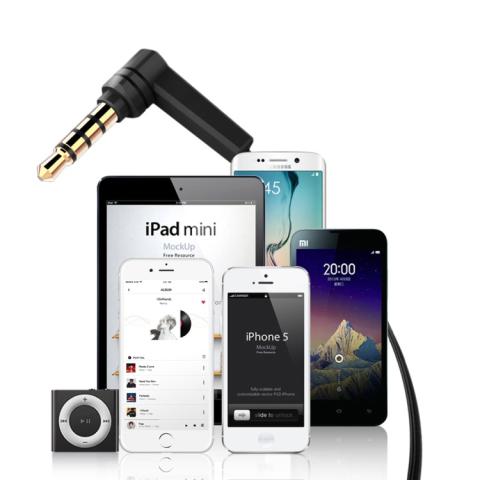 Nappikuulokkeet säätönäppäimellä ja mikrofonilla, musta