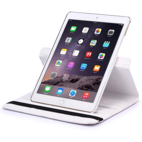 iPad Air 2 kääntyvä kotelo, valkoinen