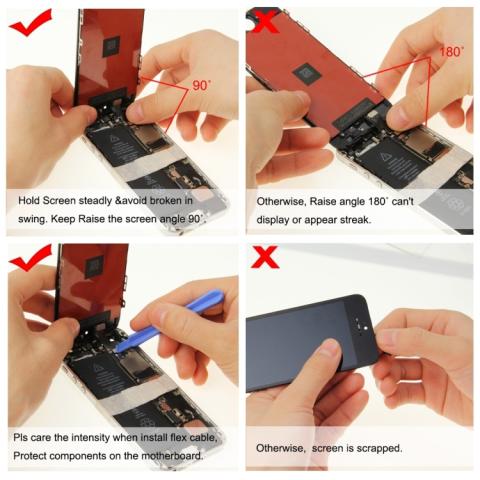 iPhone 8 Plus LCD-näyttö ja kosketusnäyttö (Valkoinen)