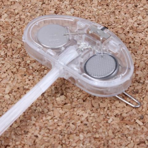 Hiuksiin kiinnitettävä LED-hiusnauha (läpinäkyvä)