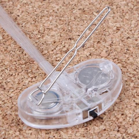 Hiuksiin kiinnitettävä LED-hiusnauha (läpinäkyvä)