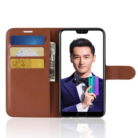 Huawei Honor 10 suojakotelo (Ruskea)