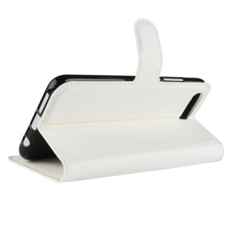 Huawei Honor 10 nahkainen suojakotelo (Valkoinen)