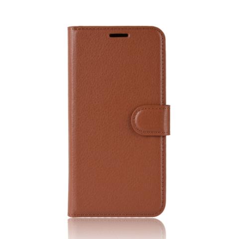 Huawei P30 nahkainen suojakotelo (ruskea)