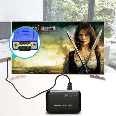 HDMI uros - VGA uros kaapeli