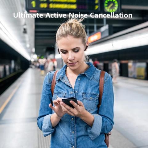 Huawei FreeBuds 3i Bluetooth kuulokkeet (Musta)