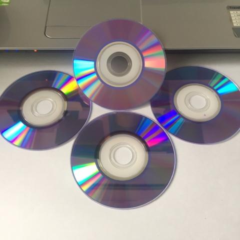 10 kpl tyhjiä Mini DVD-R 1.4Gt/30 minuuttia (Valkoinen)