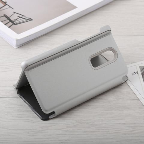 OnePlus 6 vaakatasoon käännettävä suojakotelo (Hopea)