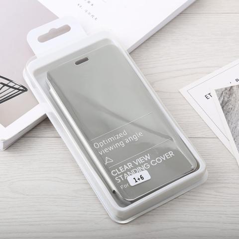 OnePlus 6 vaakatasoon käännettävä suojakotelo (Hopea)
