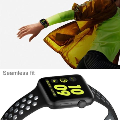 Apple Watch ranneke, Nike + Sport 42mm klassinen urheilukello