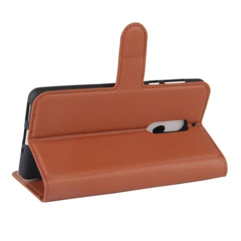 Nokia 5 nahkainen suojakotelo (ruskea)