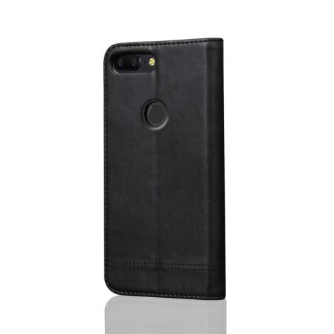 OnePlus 5T nahkakotelo (musta)