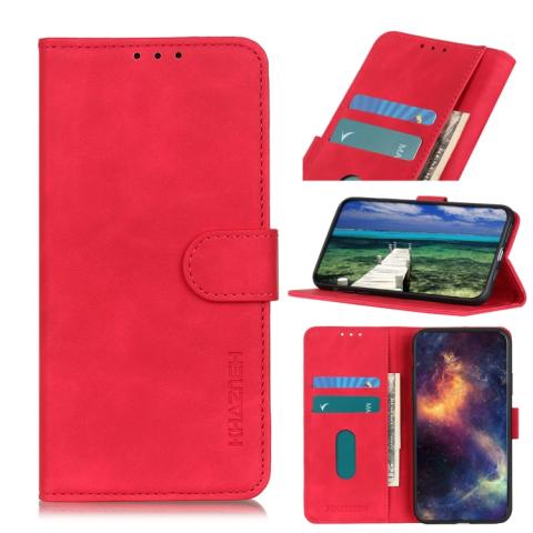 OnePlus Nord 2T 5G tekonahkainen suojakotelo - punainen