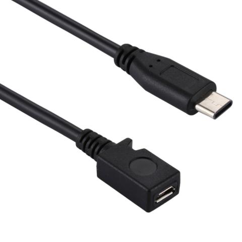 MicroUSB ‐ USB-C adapteri, 10 cm