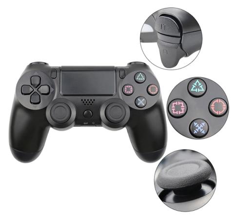 PS4 yhteensopiva langaton peliohjain, musta