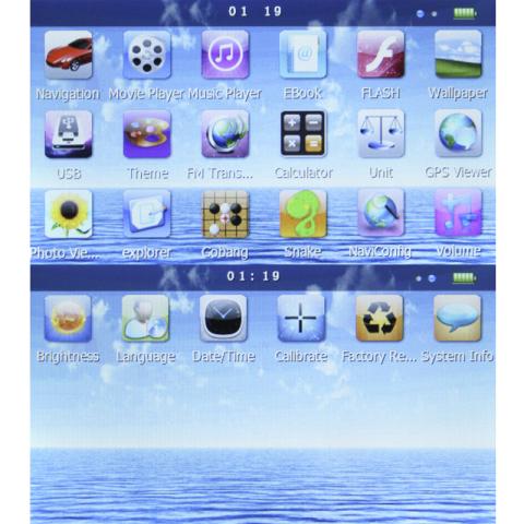 GPS -navigaattori 5 tuuman kosketusnäytöllä