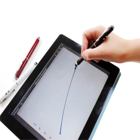 4-in-1 LED, Laser, Mustekynä, Stylus