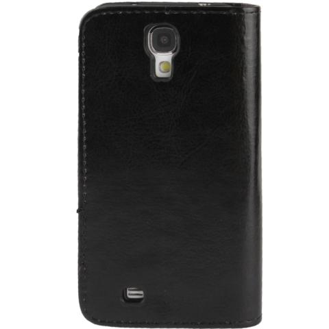 Nahkainen suojakotelo Samsung Galaxy S IV / i9500 (musta)
