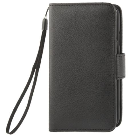 Nahkainen suojakotelo Samsung Galaxy S IV / i9500 (musta)