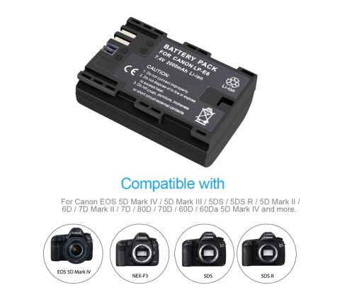 LP-E4 USB Akku laturi Canon EOS 1DS Mark III / 1D Mark III 4 / Mark IV / LC-E4 malleihiin