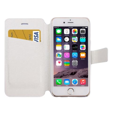 iPhone 6 / 6s suojakotelo korttipaikoilla (Valkoinen)