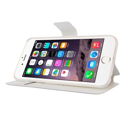 iPhone 6 / 6s suojakotelo korttipaikoilla (Valkoinen)