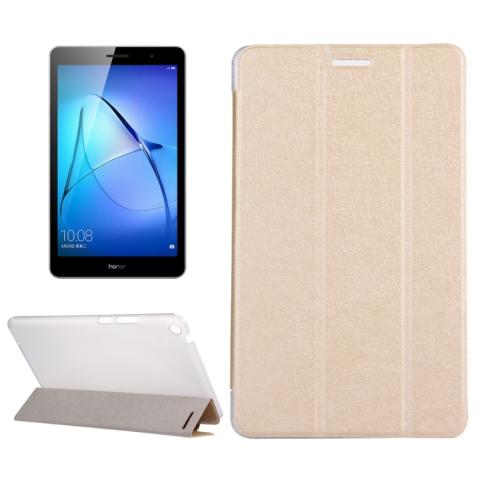 Huawei MediaPad T3 8 silkki tekstuurinen suojakotelo (kulta)