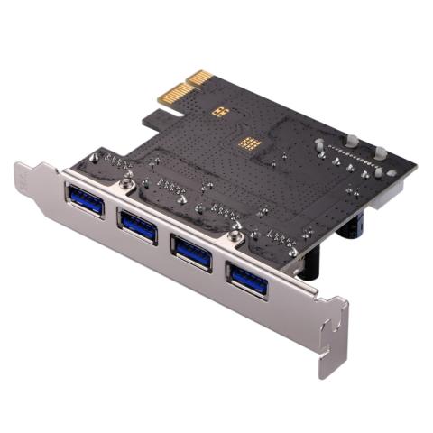 USB 3.0, 4-porttinen PCI-E Express-ohjainkortti 5Gbps
