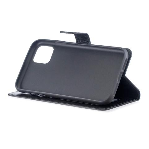 iPhone 11 nahkainen kotelo (musta)
