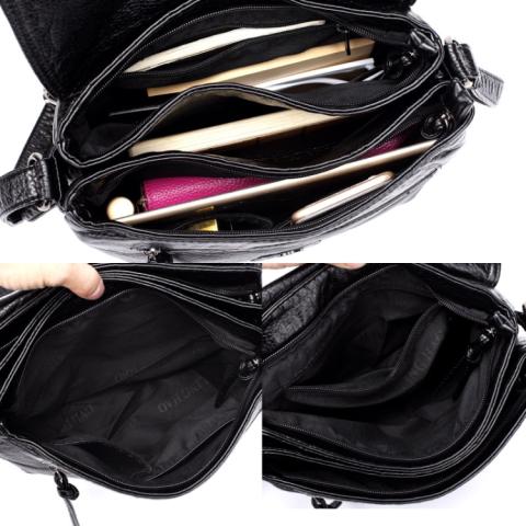 Naisten 25x3x22cm laukku, PU-nahkaa (Khaki)