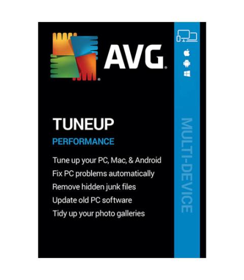AVG TuneUp, kolmelle laitteelle vuodeksi - sähköinen lisenssi