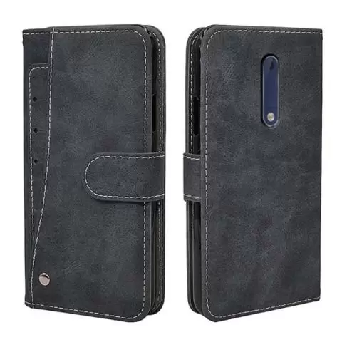 Nokia 5 suojakotelo (hopea/harmaa)