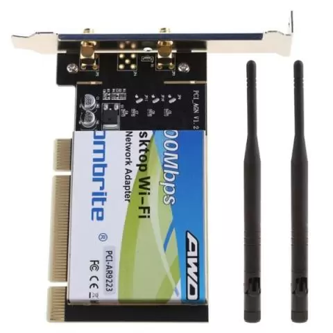 Langaton verkkokortti, 300Mbps, PCI  