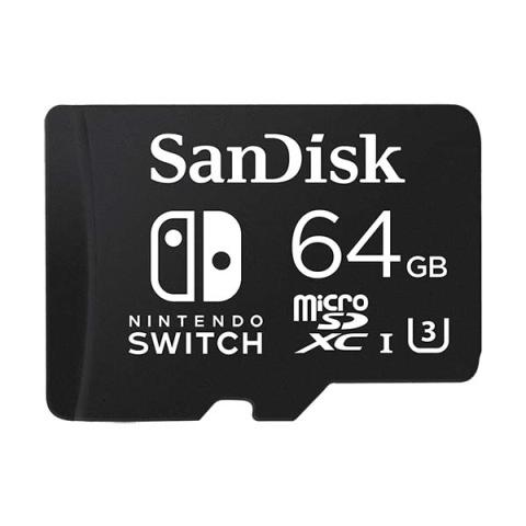 SanDisk microSDXC Nintendo Switch muistikortti 64 Gt, U3