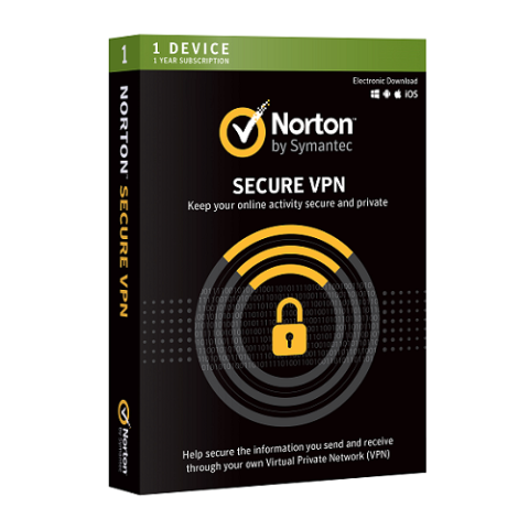 Norton Secure VPN Tietosuoja 1 Laite / 1 vuosi - Aktivointikoodi sähköpostitse
